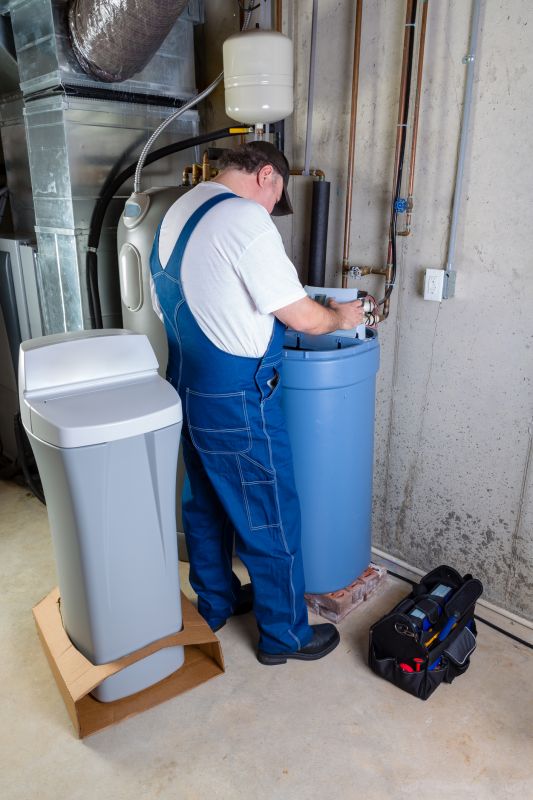 Water Softener in Operation