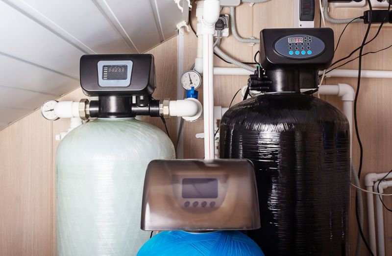 Water Softener in Use